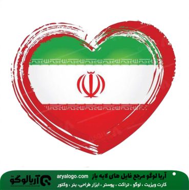 وکتور png پرچم ایران کد 23