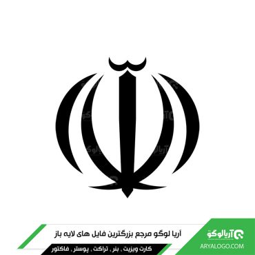 وکتور png الله پرچم ایران کد 3