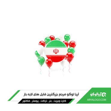 وکتور png پرچم ایران کد 31