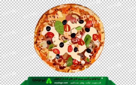 عکس png پیتزا طرح 2